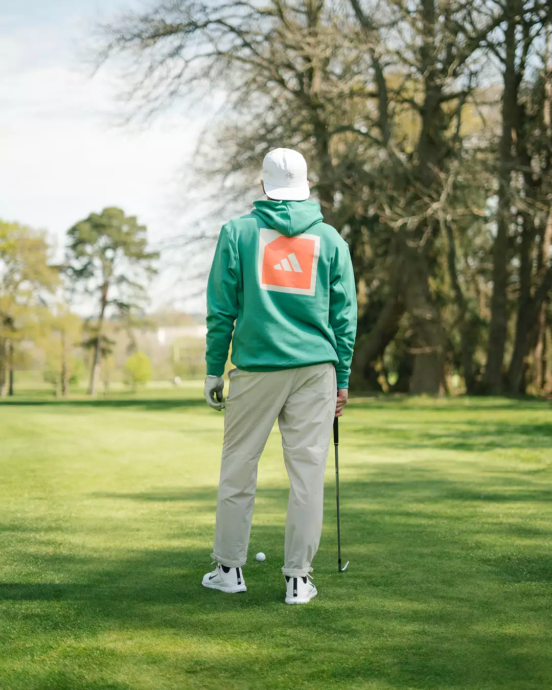 adicross Golf Hoodie - Court Green