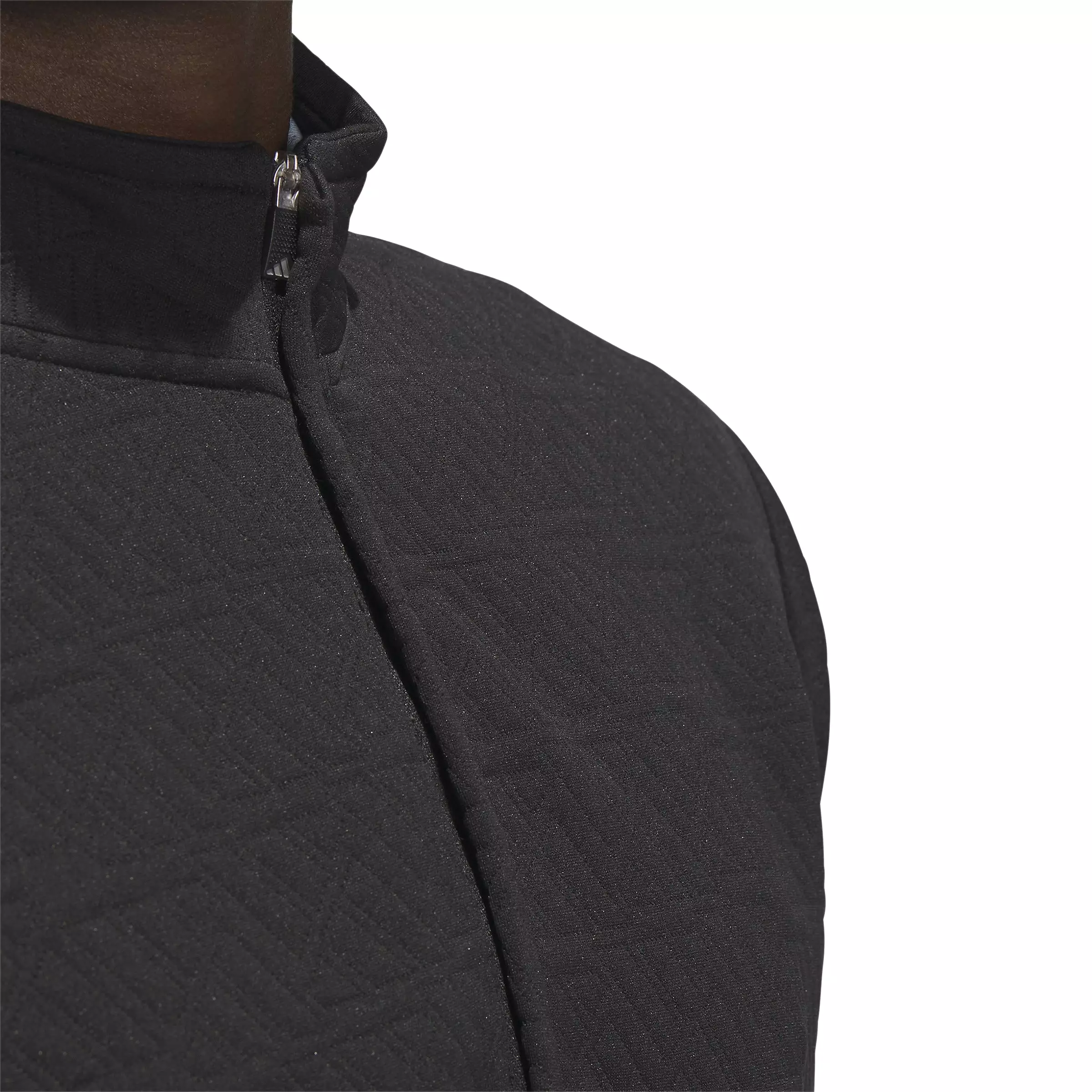 adidas Golf DWR Quater Zip Pullover - Black