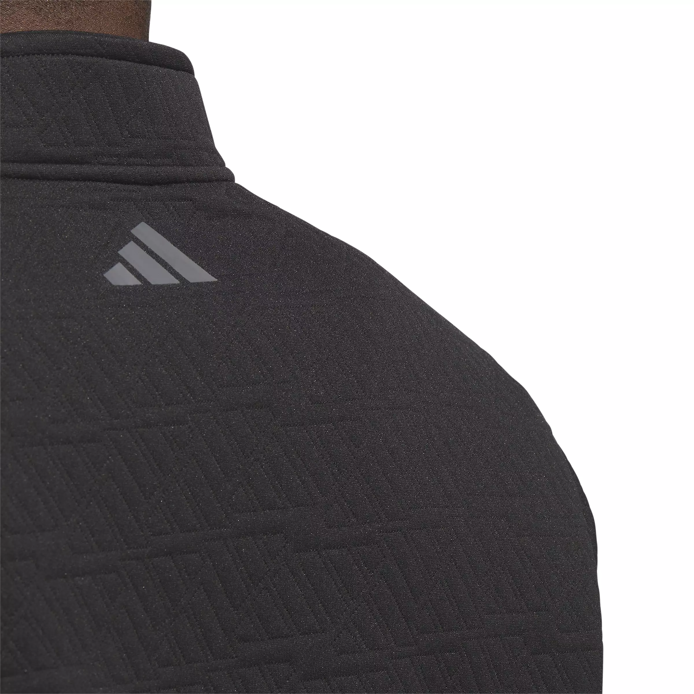 adidas Golf DWR Quater Zip Pullover - Black