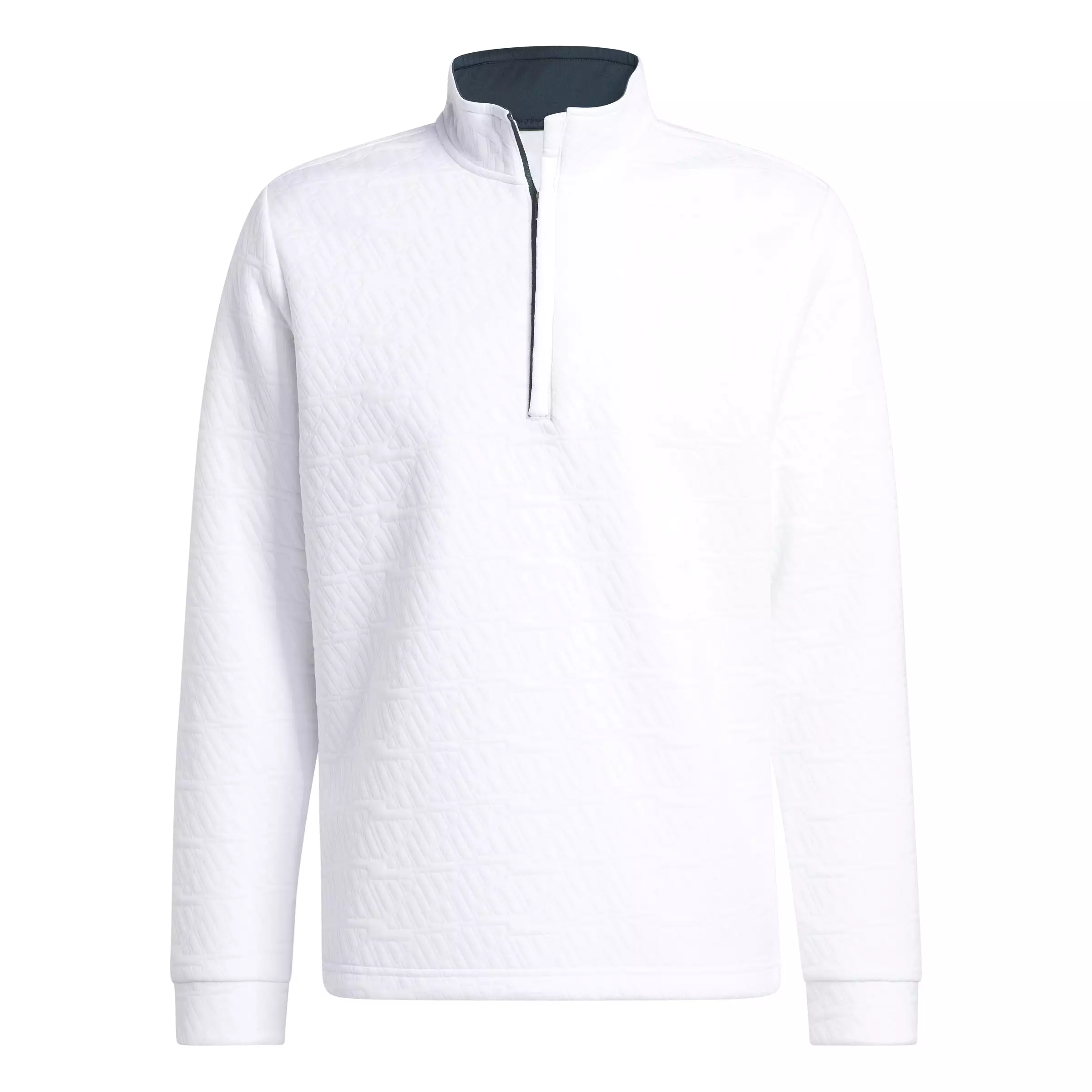 adidas Golf DWR Quater Zip Pullover - White