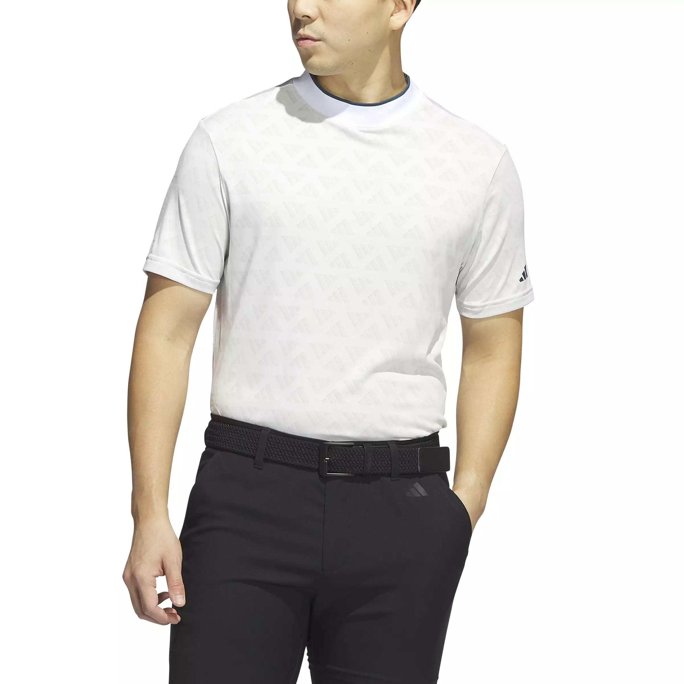 adidas Golf Jacquard Mock Shirt