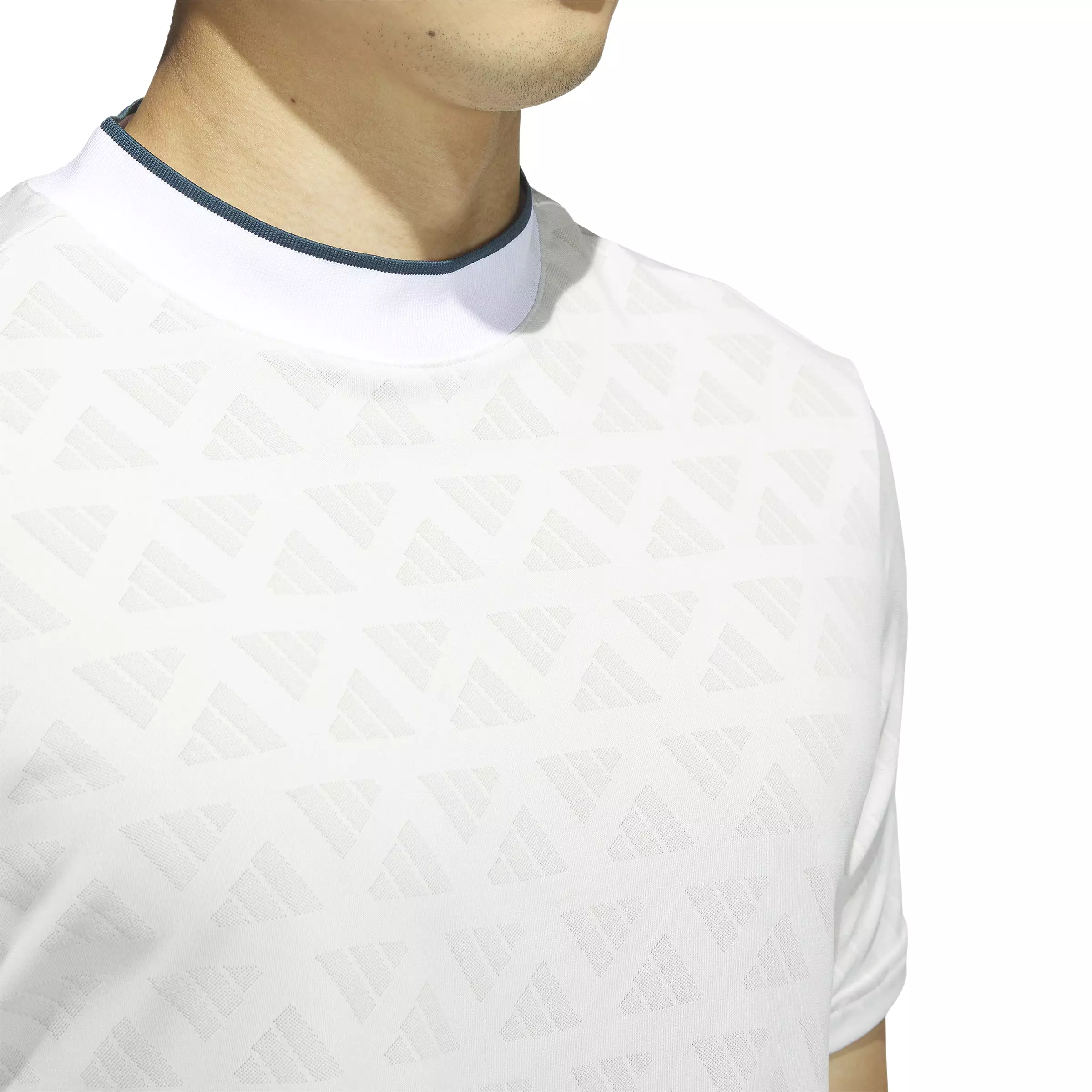 adidas Golf Jacquard Mock Shirt