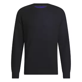 adidas Golf Primeknit Crewneck - Black SS23