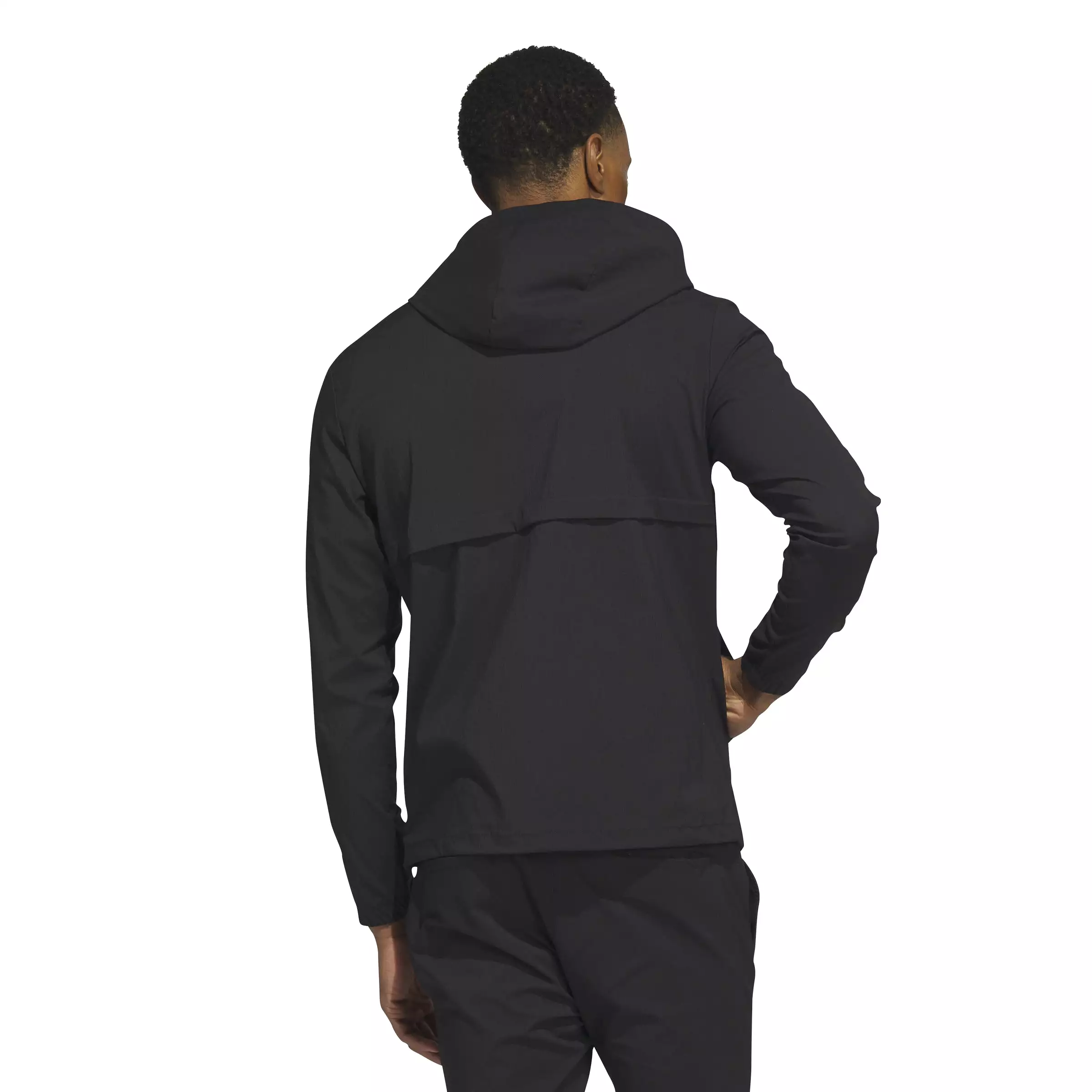 adidas Ripstop 1/4 Zip Golf Hoodie - Black SS23