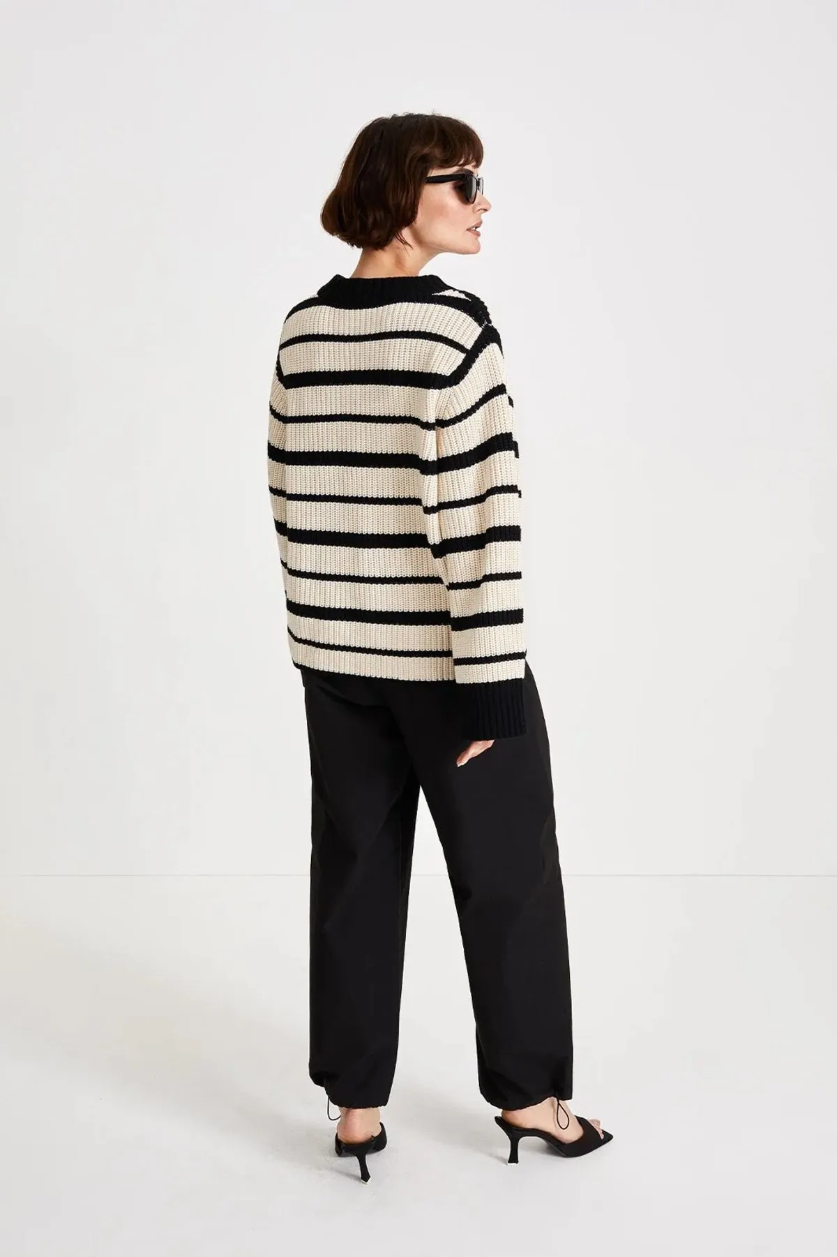 Aldo Sweater - Cream Stripe