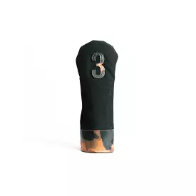 Americana Edition Cordura Nylon and Camo leather golf Headcover 3 wood