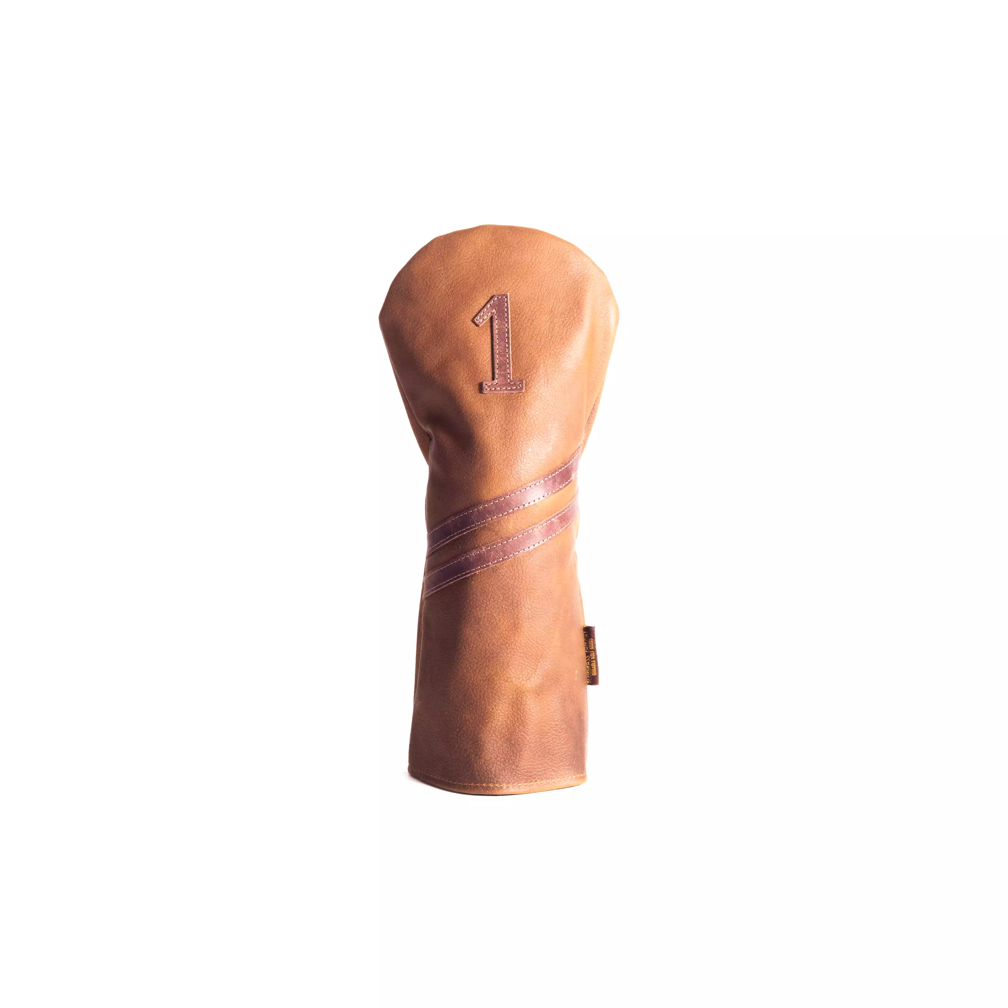 Americana Edition leather golf Headcover in Chestnut with Whiskey Trim Driver