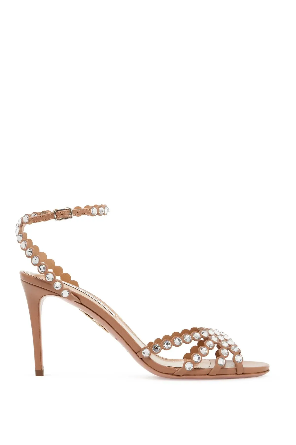 Aquazzura Tequila 85 Sandals   Neutral