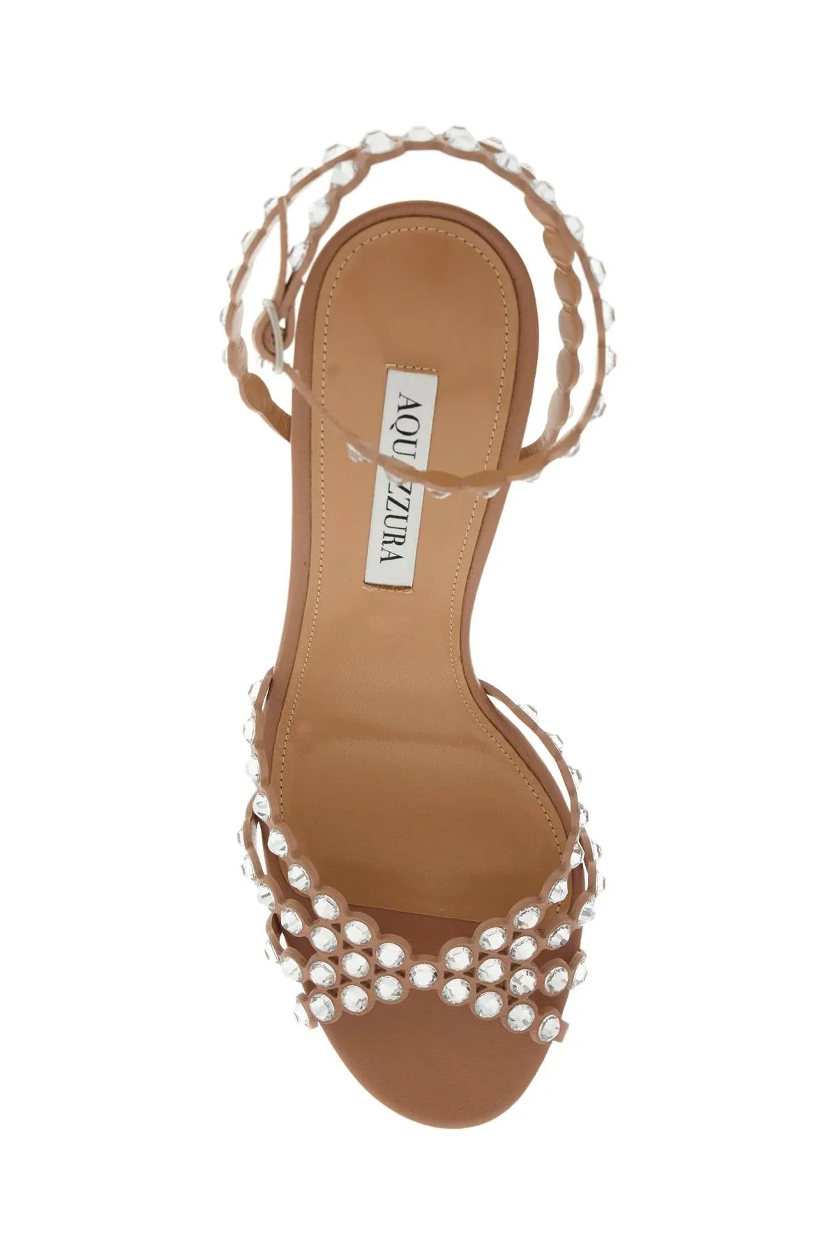 Aquazzura Tequila 85 Sandals   Neutral