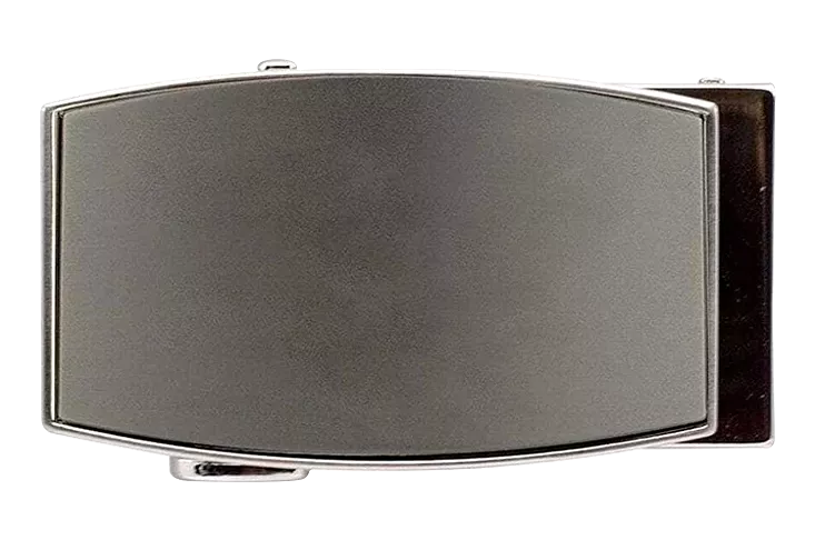 Aston Brushed Pewter Golf Buckle, Fits 1 3/8 Straps