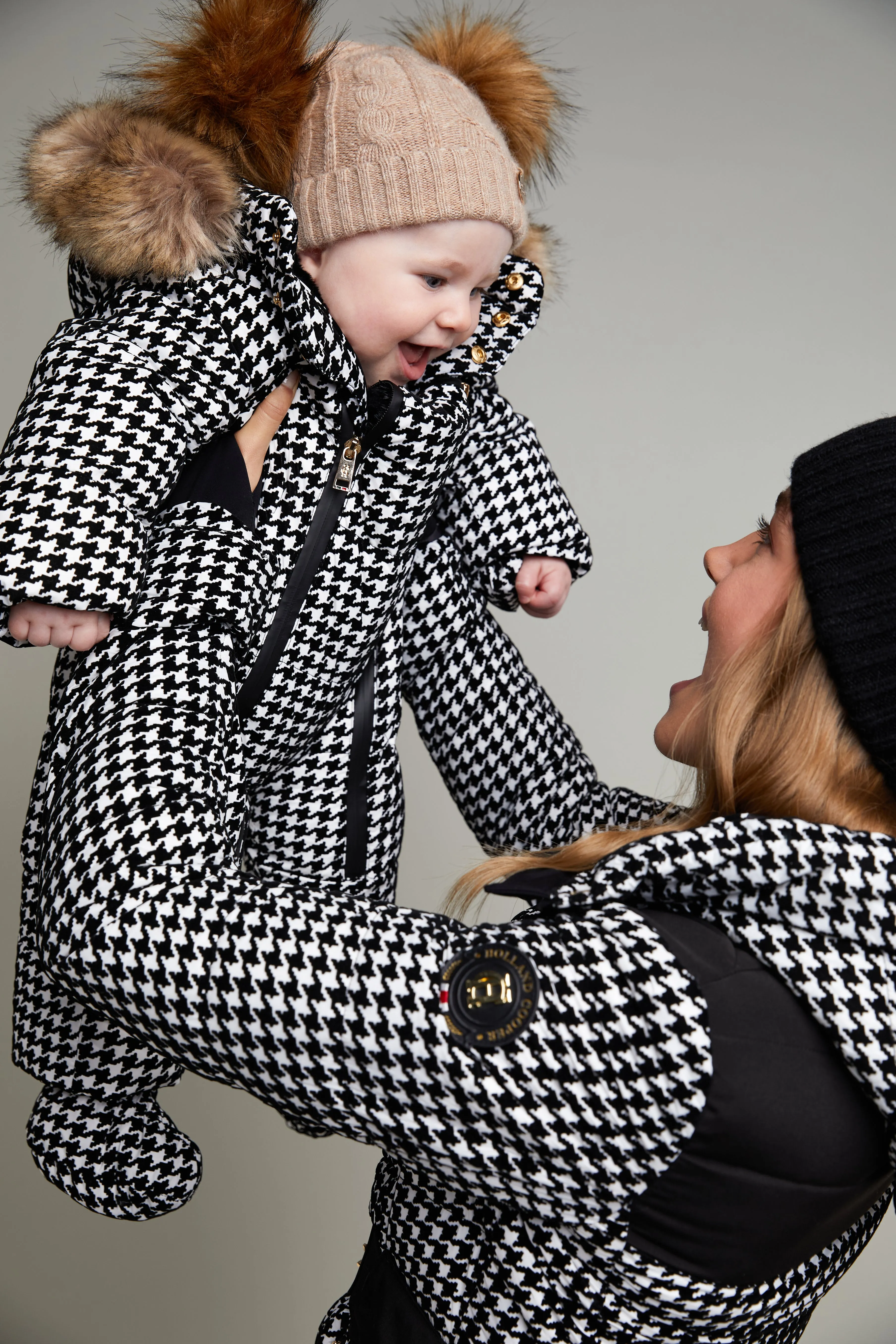 Baby Snowsuit (Houndstooth)