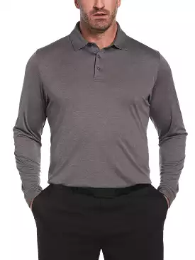 Big & Tall Swing Tech Essential Long Sleeve Polo