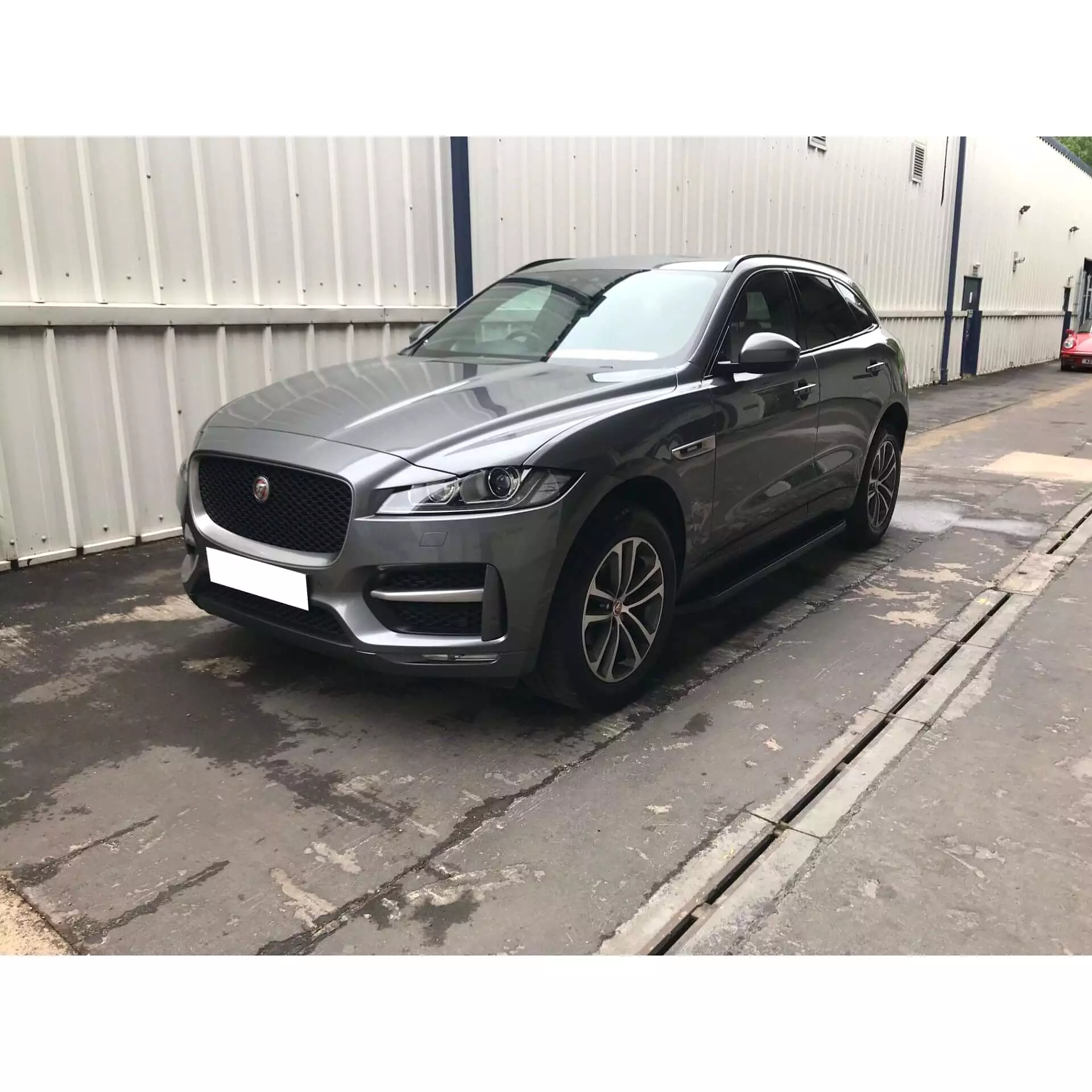 Black Raptor Side Steps Running Boards for Jaguar F-PACE 2016+