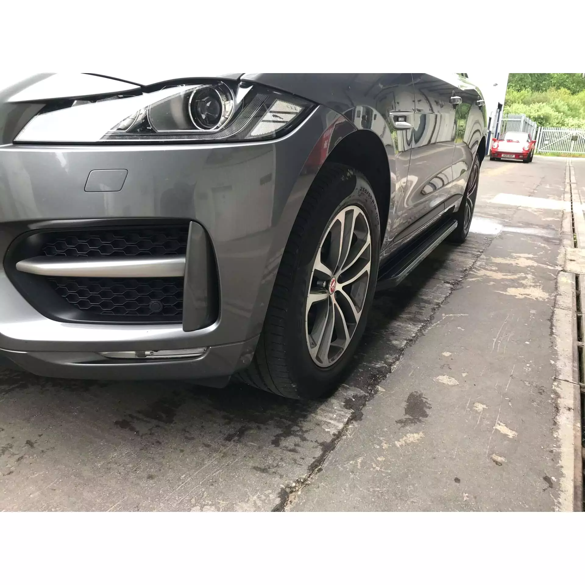 Black Raptor Side Steps Running Boards for Jaguar F-PACE 2016+