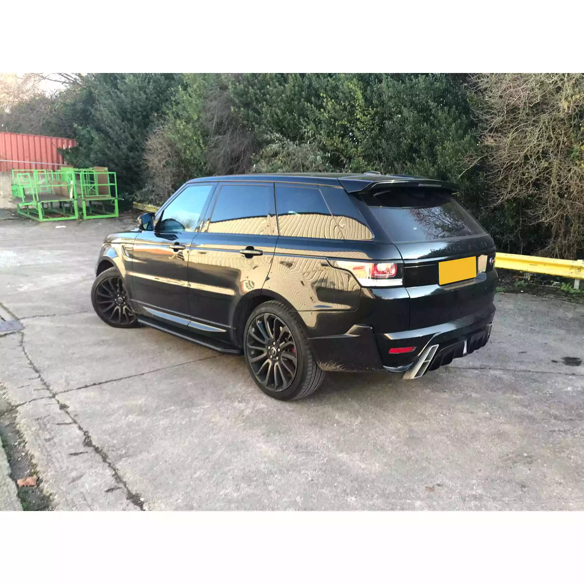 Black Raptor Side Steps Running Boards for Range Rover Sport 2013-2022 (L494)