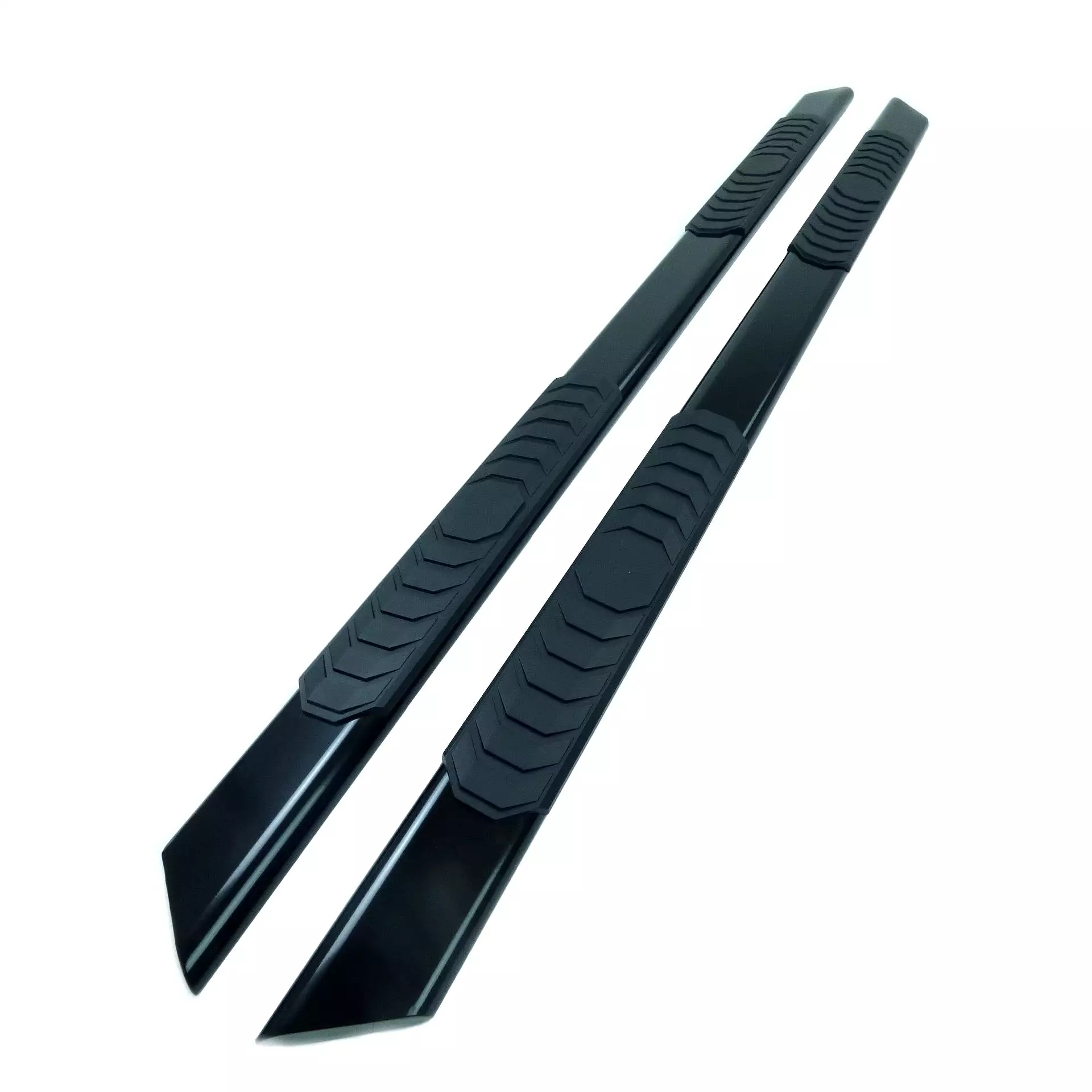 Black Sonar Side Steps Running Boards for Isuzu D-Max Double Cab 2012-2020