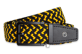 Braided Black & Gold, 1 3/8 Strap, Golf Belt