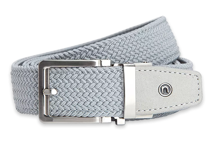 Braided Cool Grey, 1 3/8 Strap, Golf Belt