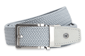 Braided Cool Grey, 1 3/8 Strap, Golf Belt