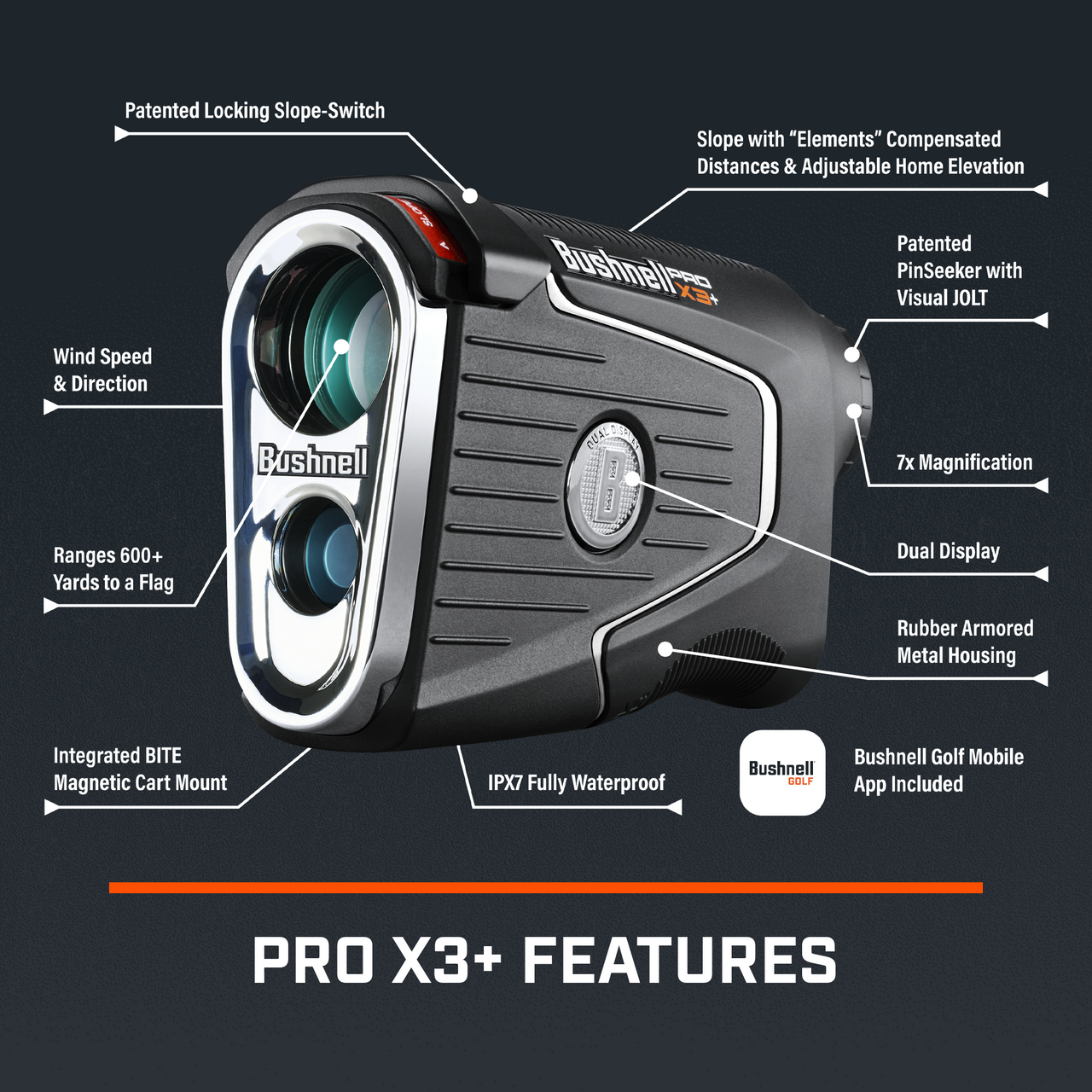 Bushnell Pro X3+