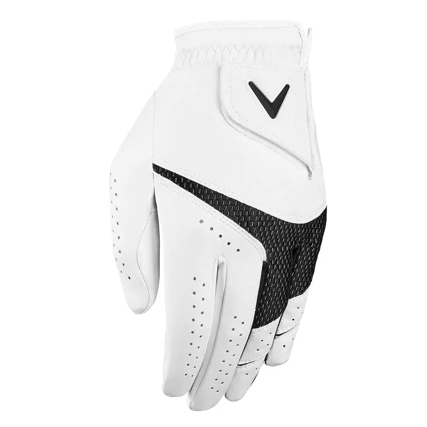 Callaway Weather Spann 2023 Golf Glove Mens White/Black