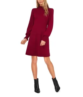 CeCe Mock Neck Sweaterdress