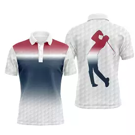 Chiptshirts - Polo De Golf, Cadeau Idéal Pour Fans De Golf, Polo de Sport Homme et Femme, Motifs Balle de Golf, Golfeur, Golfeus