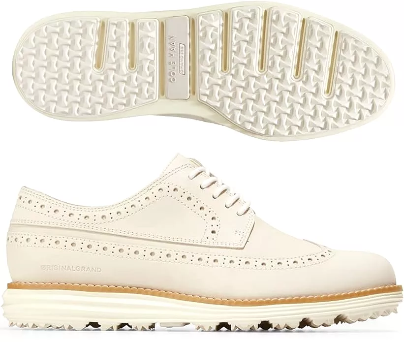 Cole Haan Original Grand Wing Oxford Golf Waterproof Pumice Stone Sneakers