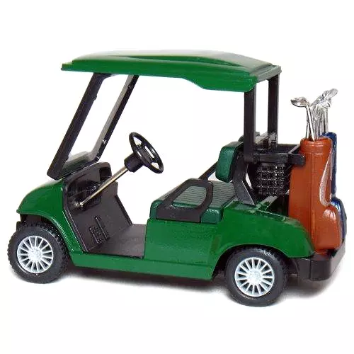 Die-cast Metal Golf Cart Model - Golf Cart Toys