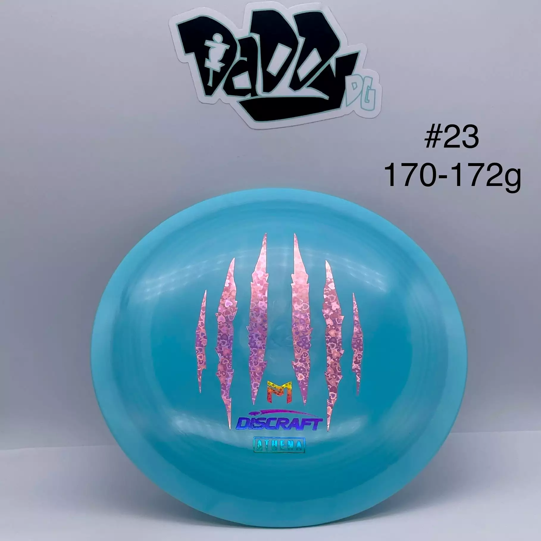 Discraft ESP Athena 2023 Paul McBeth 6x Commemorative Stamped Driver