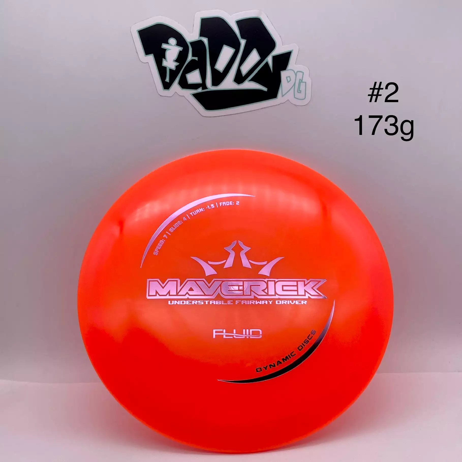 Dynamic Discs Fluid Maverick Fairway Driver