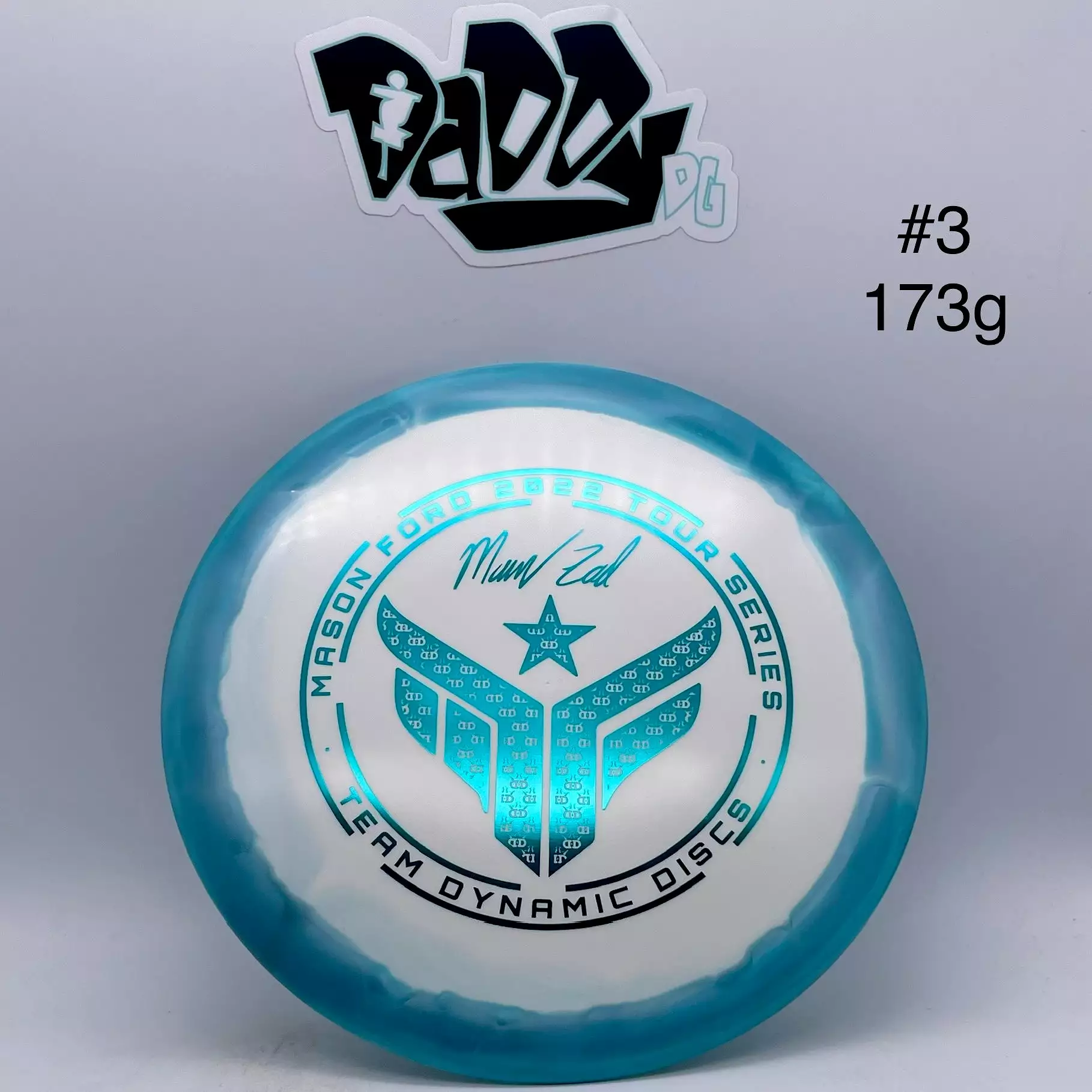 Dynamic Discs Fuzion Orbit Getaway 2022 Mason Ford Team Series Stamped Fairway Driver