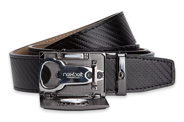 Fast Eddie Carbon Black, 1 3/8 Strap, Golf Belt