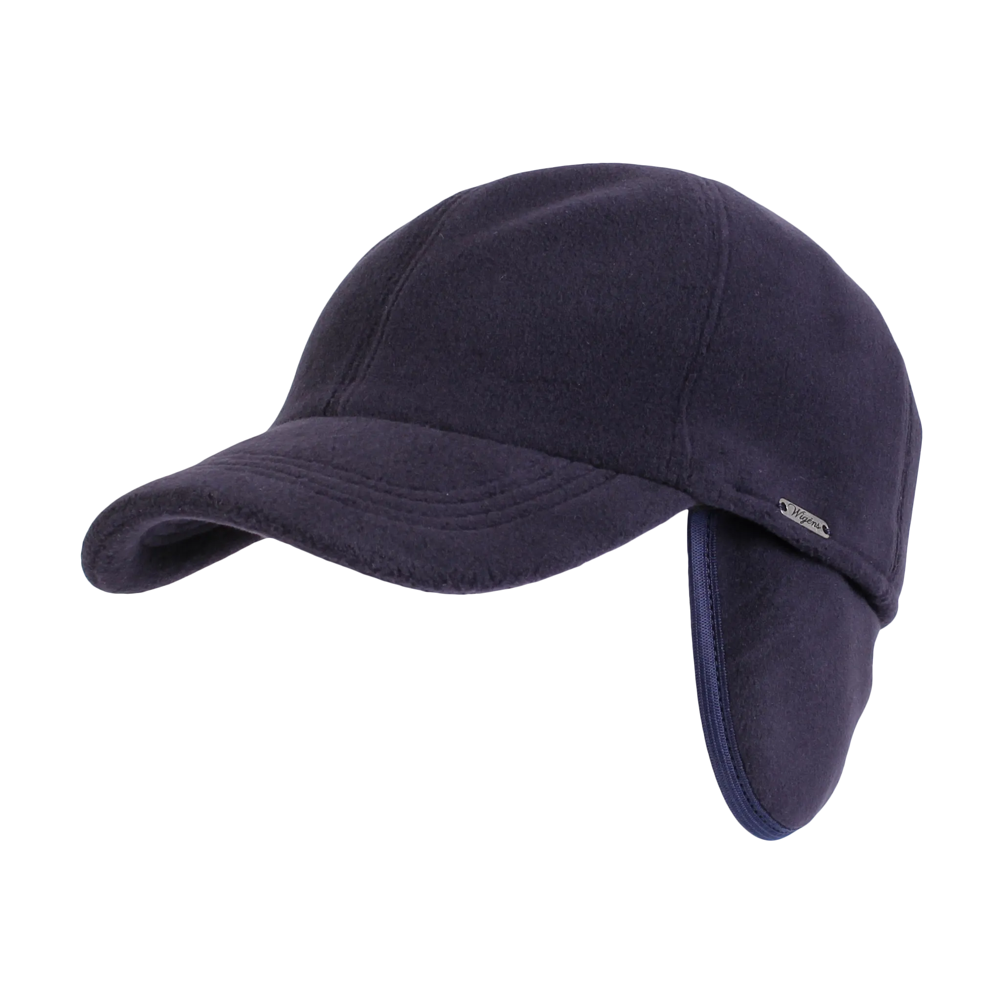 Fleece Baseball Classic Cap with Earflaps (Choice of Colors) by Wigens