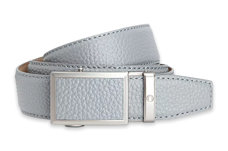 Go-In Pebble Grain Smoke Grey, 1 3/8 Strap, Golf Belt