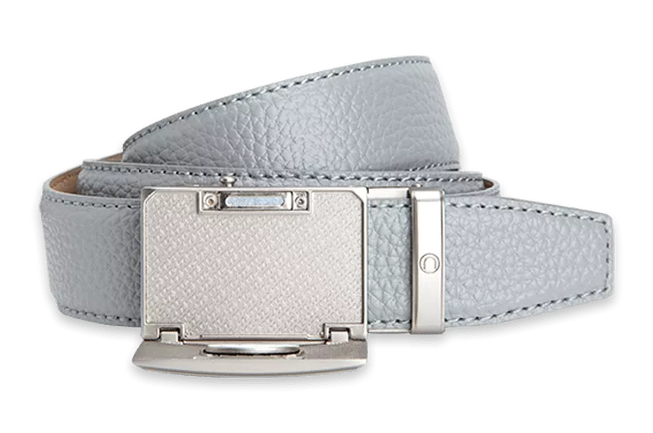 Go-In Pebble Grain Smoke Grey, 1 3/8 Strap, Golf Belt