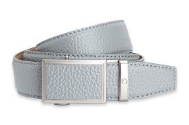 Go-In Pebble Grain Smoke Grey, 1 3/8 Strap, Golf Belt