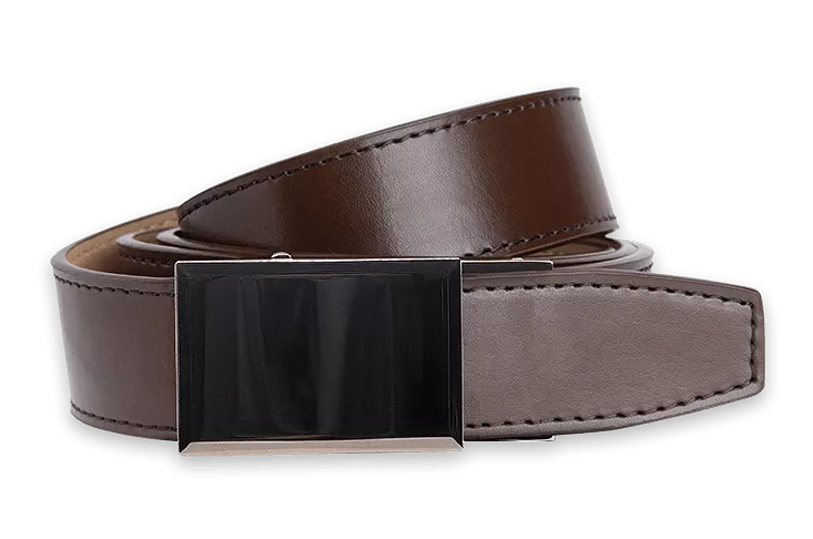 Go-In Shield Espresso, 1 3/8 Strap, Golf Belt