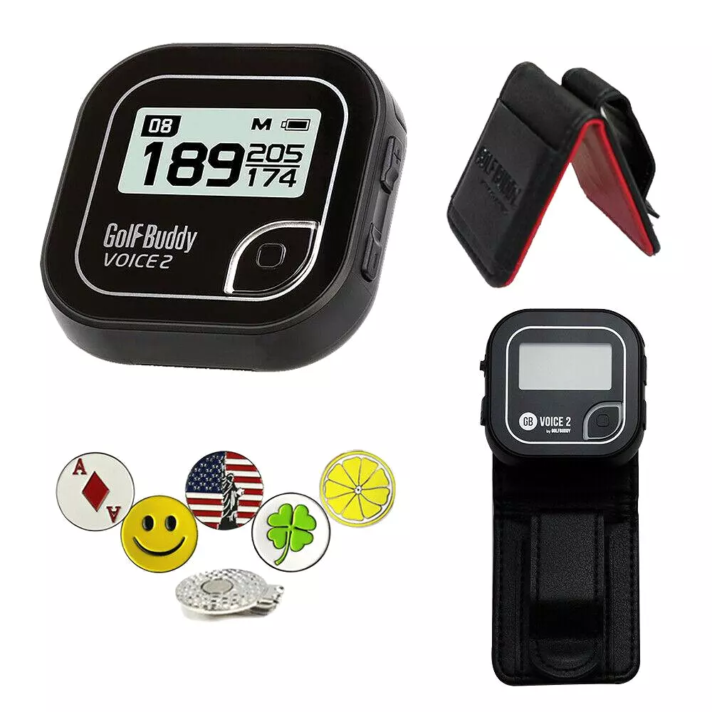 Golf Buddy Voice 2 GPS/Rangefinder Bundle