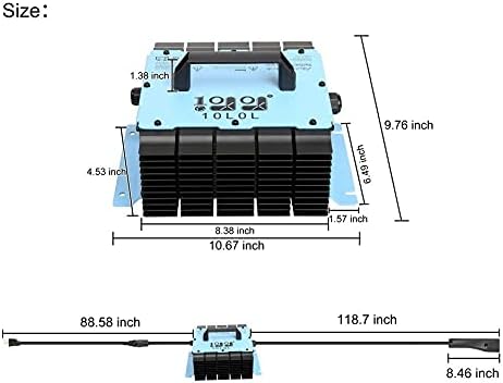 Golf Cart 48V 18A Battery Charger for EZGO RXV & TXT - 10L0L