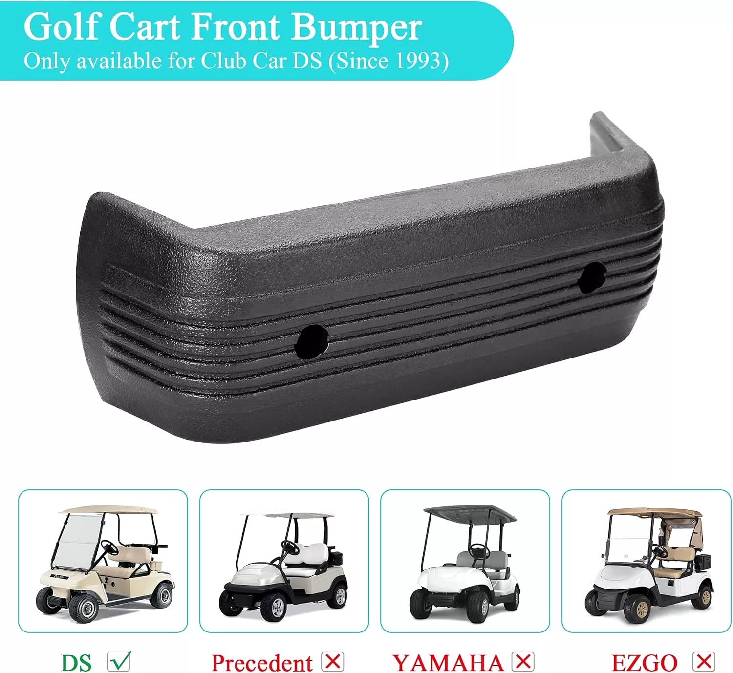 Golf Cart Front Bumper for Club Car DS 1993-up|10L0L