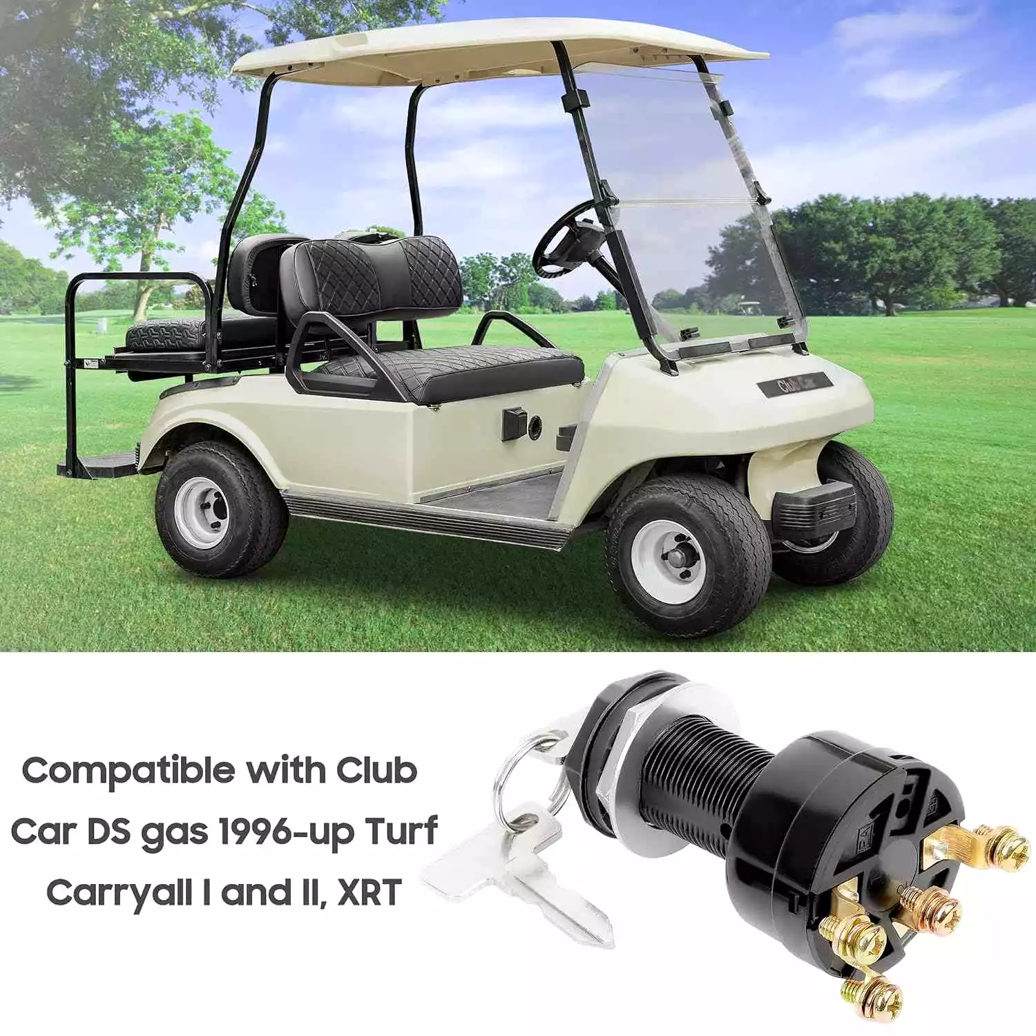 Golf Cart Ignition Key Switch for Club Car DS 1996-up |10L0L