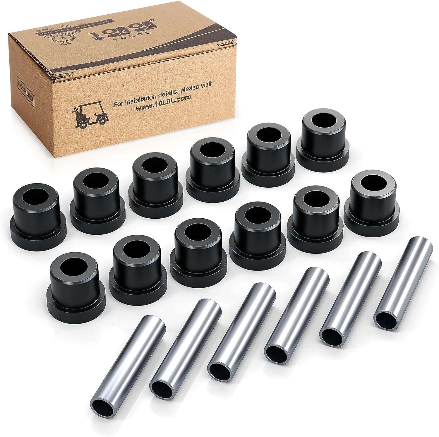 Golf Cart Rear Spring Bushing Kit for EZGO TXT & Medalist Club Car DS  - 10L0L