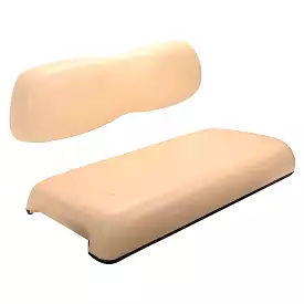 Golf Cart Seat Cushions Kit Front Cushion and Seat Back for Club Car DS - 10L0L