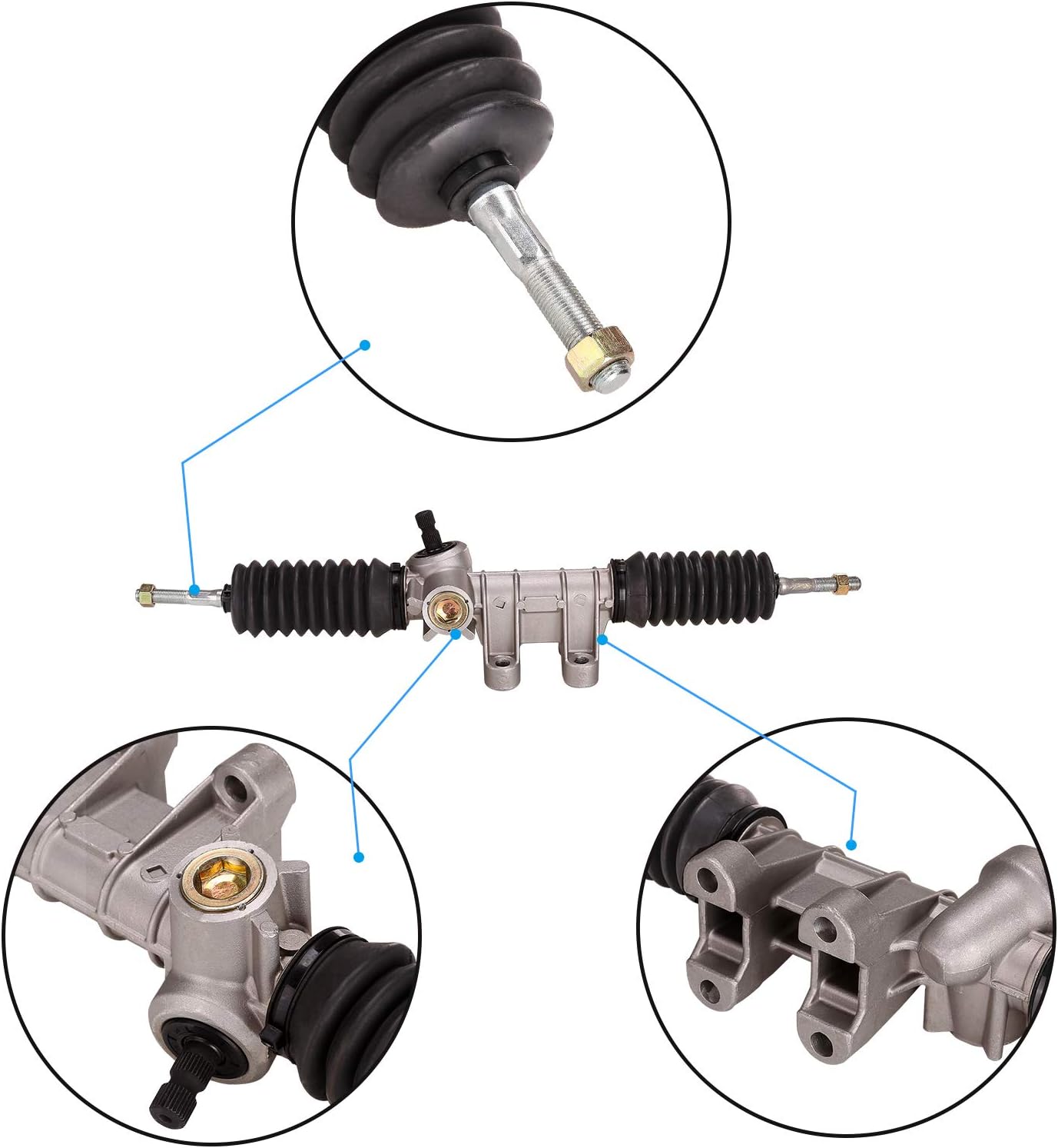 Golf Cart Steering Gear Box Assembly for Yamaha Drive G29 Gas or Electric - 10L0L