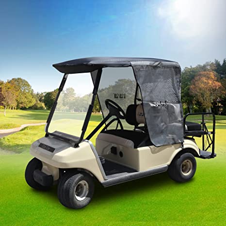 Golf Cart Sun Shade Cover for Club Car DS Enhances Visibility and Blocks Glare