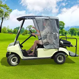 Golf Cart Sun Shade Cover for Club Car DS Enhances Visibility and Blocks Glare