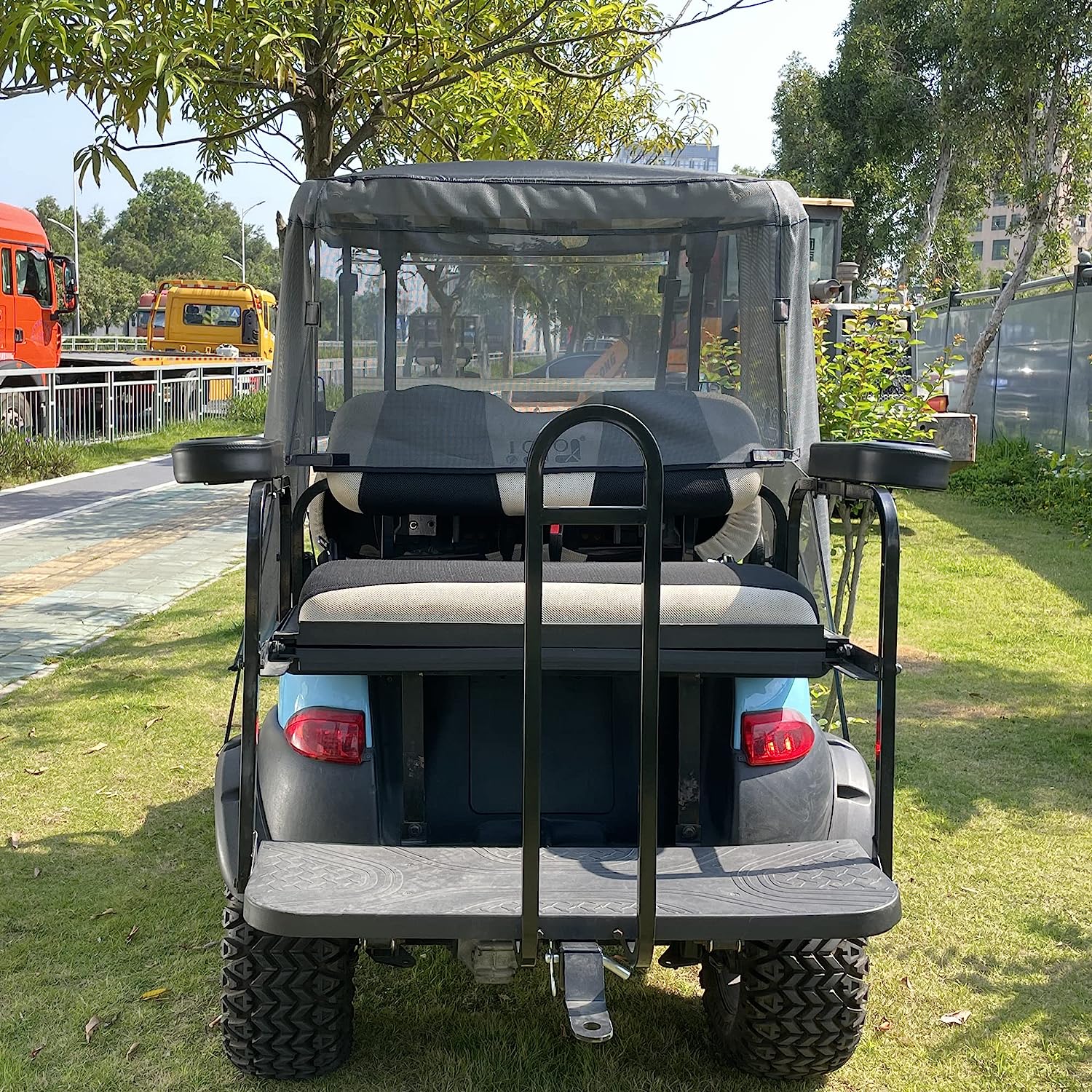 Golf Cart Sun Shade Used For EZGO TXT and Club Car Precedent - 10L0L