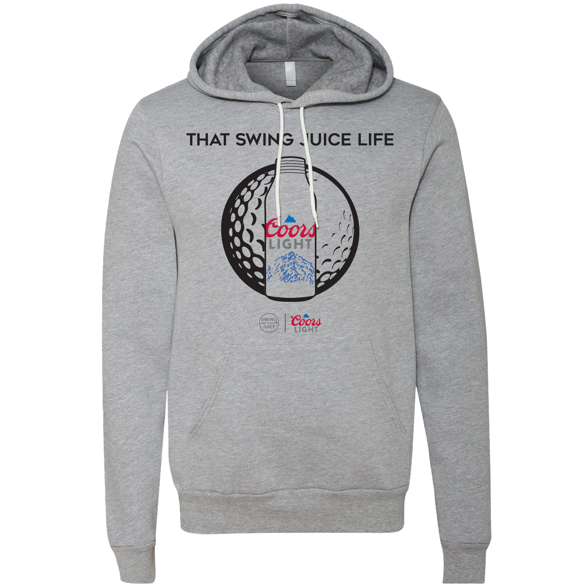 Golf Coors Light Unisex Hoodie Grey