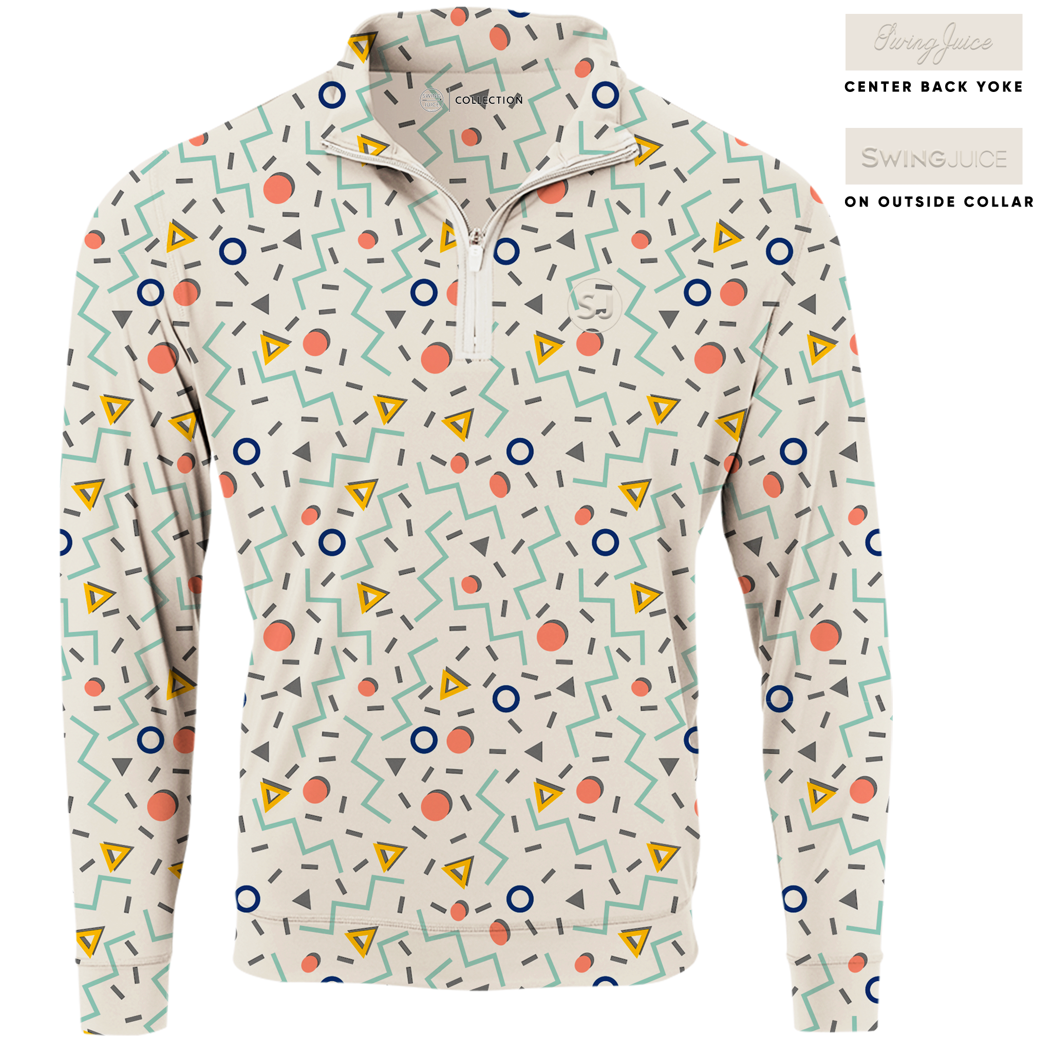 Golf Fresh Prints Men's Quarter Zip